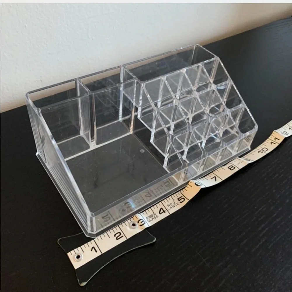 Acrylic make up organizer.